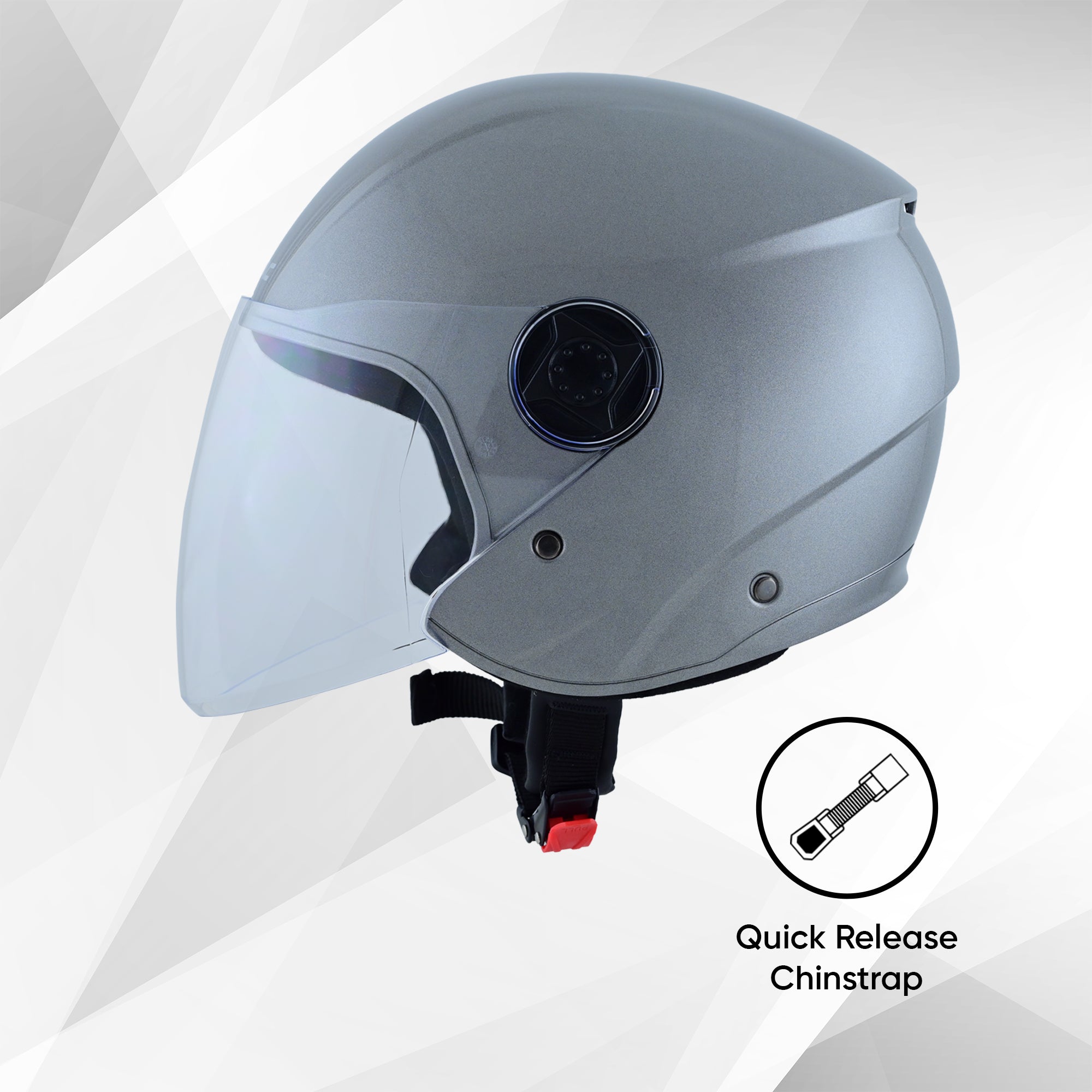 TVS iQube Open Face Helmet | ISI Certified, Lightweight & Comfortable Design